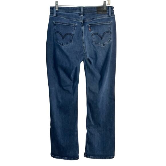 Levi’s 529 Curvy Bootcut Jeans W31 L32 Mid Rise Stretch Denim Blue - Picture 3 of 8